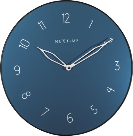 Designové nástěnné hodiny 8193bl Nextime Carousel 40cm