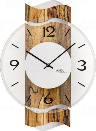 Designové nástěnné hodiny 9622 AMS 39cm