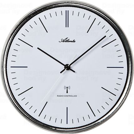 Designové nástěnné hodiny Atlanta AT4493 řízené signálem DCF 30cm