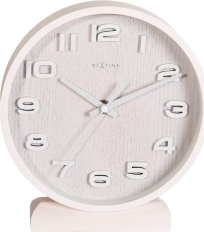 Designové stolní hodiny 5192wi Nextime Wood Wood Small 22cm