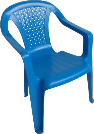 Dětská plastová židlička Bambini modrá