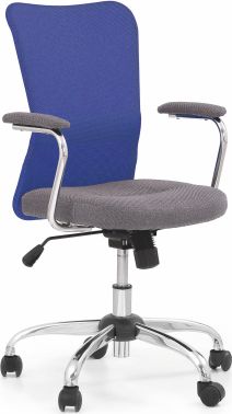 Dětská židle Andy modro-šedá