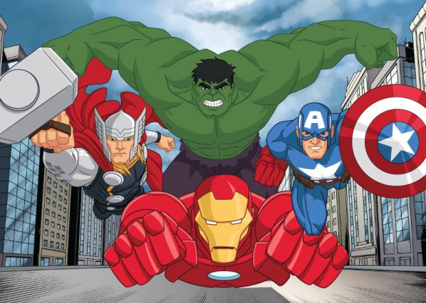 Dětský koberec Avengers 02 City