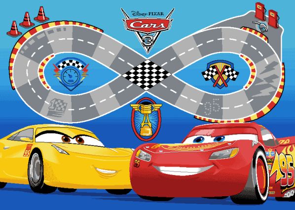 Dětský koberec Cars III 01 Speedway