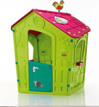 Dětský plastový domeček MAGIC PLAY HOUSE, zelený