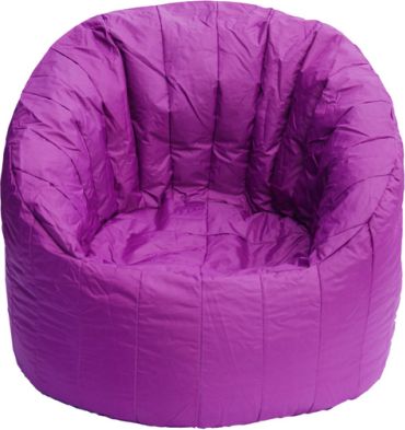 Fialový sedací vak BeanBag Lumin Chair