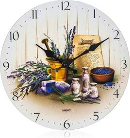 Hodiny nástěnné LAVENDER 30 cm