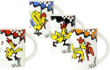 Hrnek Chicken Jazz assort.