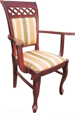 Jídelní židle s područkami 113 ořech BR-288, Lira 1