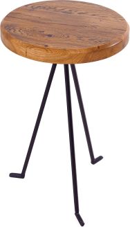 Kulatý odkládací stolek R-designwood 020