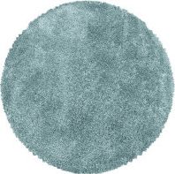 Kusový koberec Fluffy Shaggy 3500 blue kruh