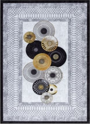 Kusový koberec Miro 51130.807 Circles grey