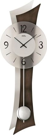 Kyvadlové nástěnné hodiny 7425/1 AMS 70cm