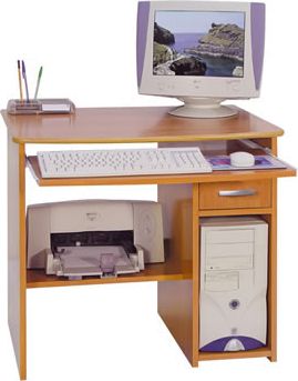 Počítačový stolek Medium dub sonoma