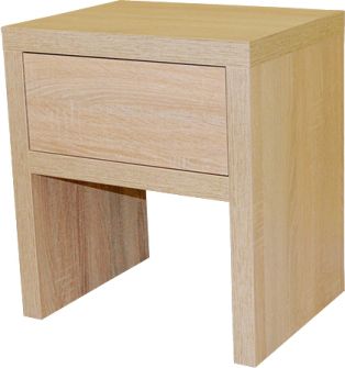 Noční stolek se zásuvkou dub hnědý