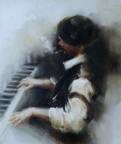 Obraz - Pianistka
