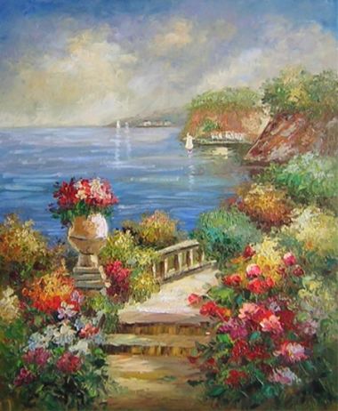 Obraz - Zahrada u moře