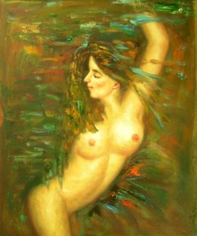 Obraz - Žena ve víru