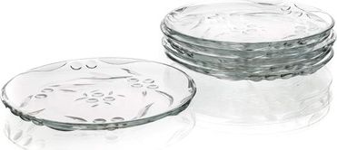 PASABAHCE Sada dezertních talířů PERLA 19,4 cm, 6 ks