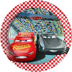 PROCOS Talíř papírový dia 19,5 cm 8KS Cars 3