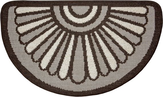 Protiskluzová rohožka Weave 105252 Taupe Brown Cream