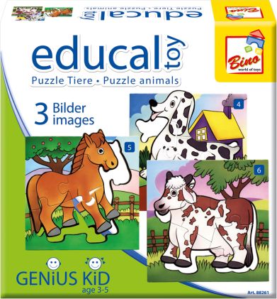 První puzzle, zvířátka