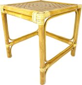 Ratanový stolek hranatý - světlý med ratanový stolek malý