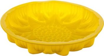 Silikonová forma na koláč 26cm žlutá Sildo