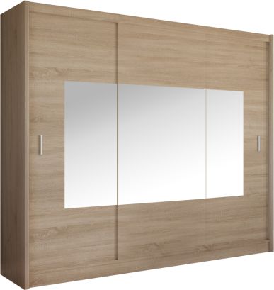 Skříň s posuvnými dveřmi Armoire 250 dub sonoma