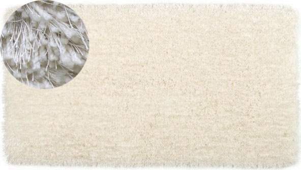 Bílý koberec Stela, 60x110 cm