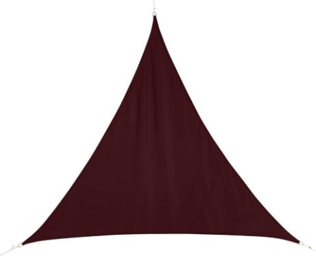 Stínící plachta trojúhelník 3*3*3 m bordó