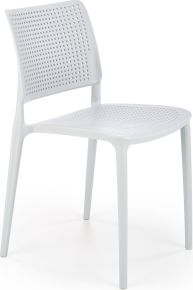Stohovatelná zahradní židle K514 modrošedá