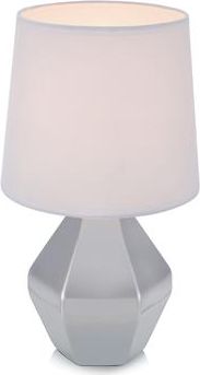 Keramická stolní lampička Ruby 106141, stříbrná