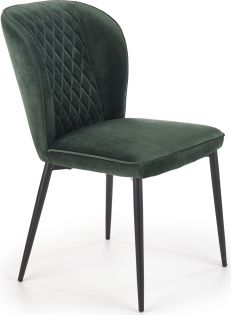 Tmavě zelená jídelní židle K399