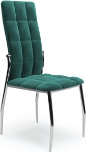 Tmavě zelená jídelní židle K416