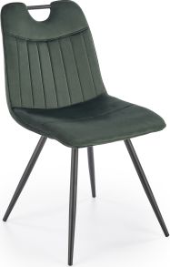 Tmavě zelená jídelní židle K521