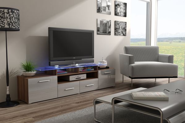 TV stolek Evora švestka