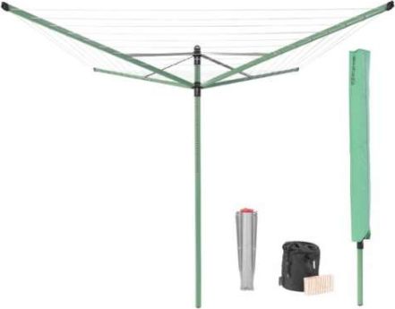 Zahradní sušák LIFT O-Matic, 50m, s krytem, vakem a kolíčky, zelená