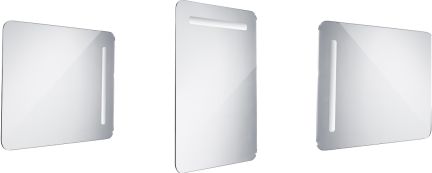 Zaoblené LED zrcadlo do koupelny 600x800mm