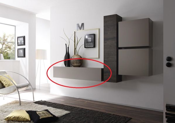 Závěsná skříňka Cube-C