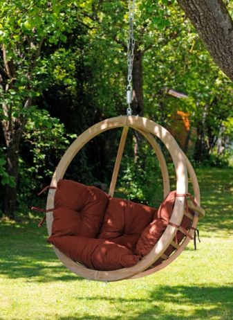 Závěsné křeslo Globo Chair Terracotta Houpací sítě