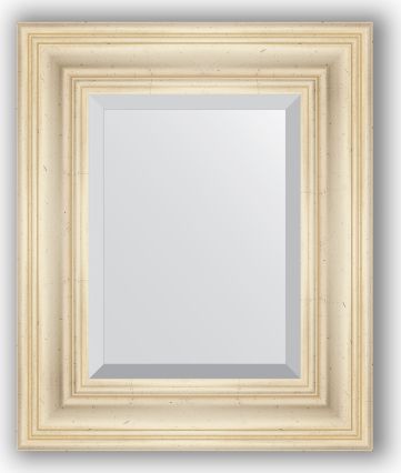 Zrcadlo s fazetou v rámu, leptané stříbro BY 3367 49x59 cm