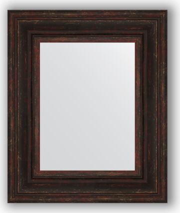 Zrcadlo v rámu, tmavý provensálský dekor BY 3094 62x112 cm