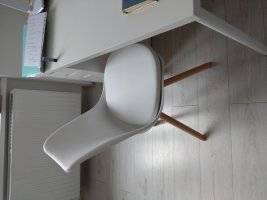Obrázek od zákazníka pro Jídelní židle K201, bílá