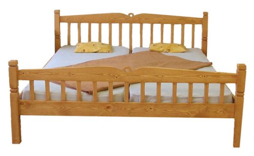 Dřevěná postel Classic dvoulůžková