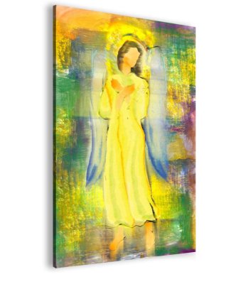 Abstraktní obraz Sluneční anděl 100x150 cm