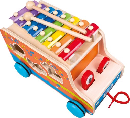 Auto vkládačka s xylofonem