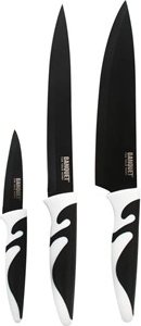 BANQUET 3 dílná sada nožů s nepřilnavým povrchem, SYMBIO NEW Nero