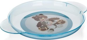 BANQUET  Dětský plastový mělký talíř   234x183x24 mm, motiv: Bear