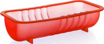 BANQUET Forma na srnčí hřbet silikonová CULINARIA Red 26 x 13 x 6,5 cm